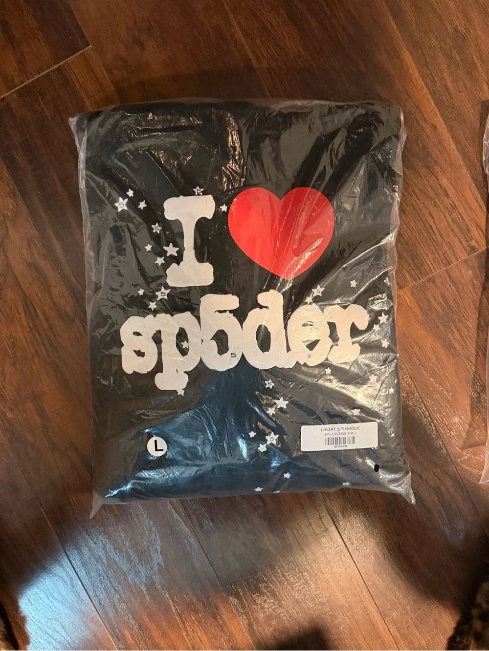 I Heart Spider  Black Hoodie